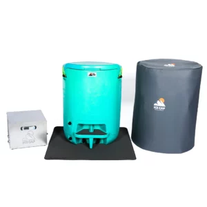 ice bath, cold plunge cover, and chiller